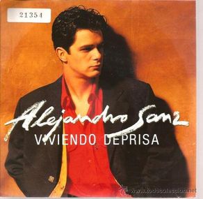 Dischi in vinile: SINGLE PROMO ALEJANDRO SANZ : VIVIENDO DEPRISA + VIVIENDO DEPRISA ( VERSION EN DIRECTO)